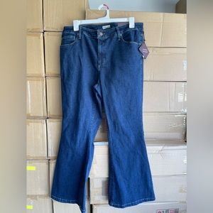 Women's No Gap Waistband Tummy Control Jeans - Ava & Viv